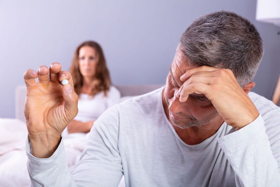 Nehmen Sie Pillen, um die Potenz wiederherzustellen